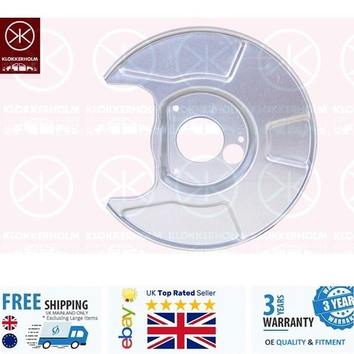 Brake disc dust shield rear - brake,