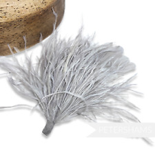 Ostrich & Stripped Coque Feather Millinery Fascinator Hat Mount