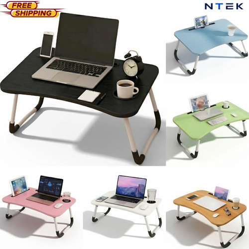 Folding laptop table - table, bed