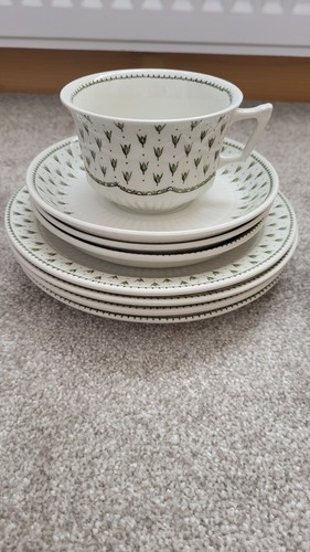 Vintage teacup and saucer - teacup,