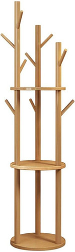 Coat stand hooks wooden - coat,