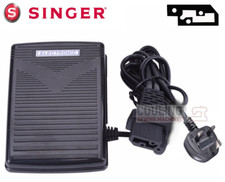SINGER Overlocker Older 14U Foot Control Pedal & Lead + Others Type 1