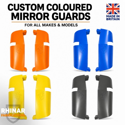 Mirror guards powdercoated - guards,