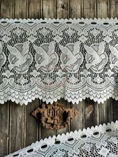 Vintage French Lace Curtain