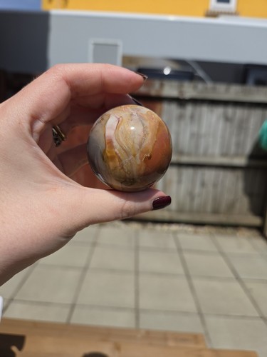 Polychrome jasper sphere ball - sphere,
