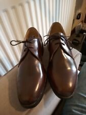 BRAND NEW, HANDMADE, BROWN Leather,  FORMAL Shoes SAMUEL WINDSOR, Size 8