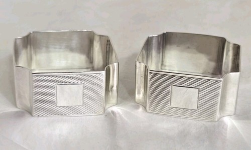 Antique sterling silver napkin - antique,