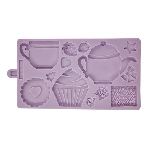 Afternoon tea mould - tea,