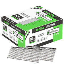 16 Gauge Finish Nails, 1-1/4-Inch Galvanized 16GA Finish Nails, Small Straight F