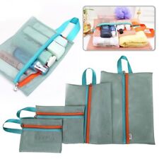 NEW 4PCS Packing Cubes Luggage Organiser Travel Compression Suitcase Storage Bag