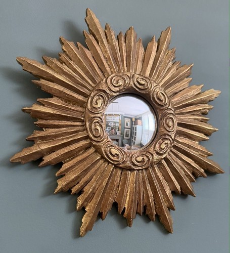 Gold antiqued round - antiqued,