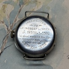 INSCRIBED Zenith Trench Watch