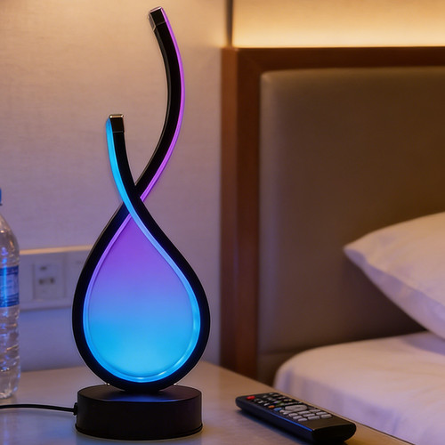 Table lamp dimmable rgb - table,