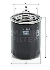 Oil filter Spin-on Filter W 7041 MANN-FILTER for NISSAN SUBARU FORD INFINITI