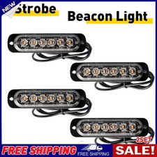 8x 6 LED Amber Recovery Strobe