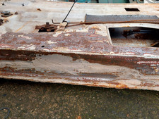 Jensen Healey 1973 White Door. Used And Sound Condition. Repaired at the bottom.