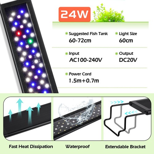 Hygger aquarium light 24 - aquarium, 18
