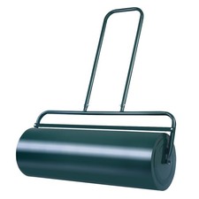13-Gallon Steel Lawn Roller Heavy Duty 24x13 Green