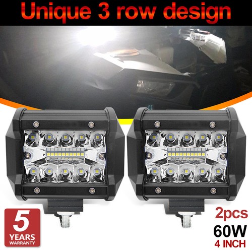 Pair 1200w led work - light, bar