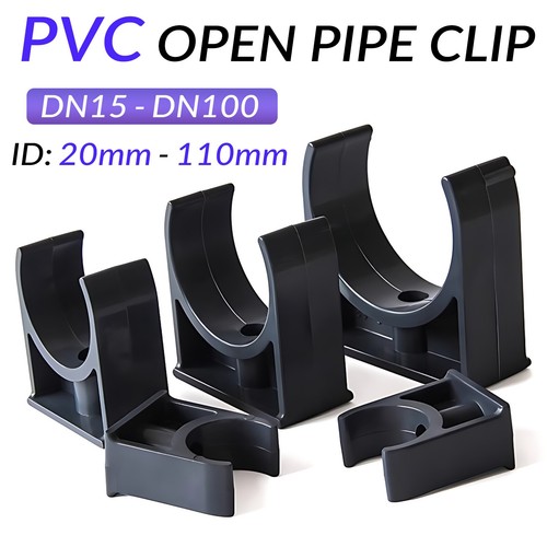 Open pipe clips - pipe,