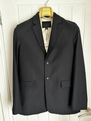 Zara navy blue - zara, wool