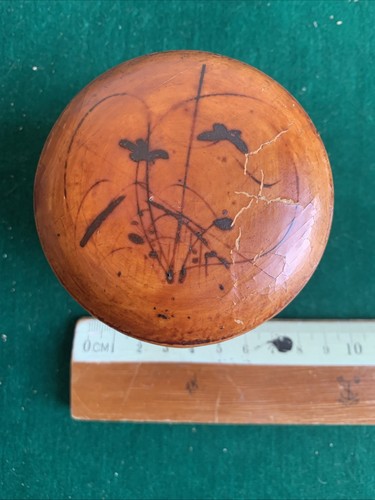 Antique papier mache trinket - mache,