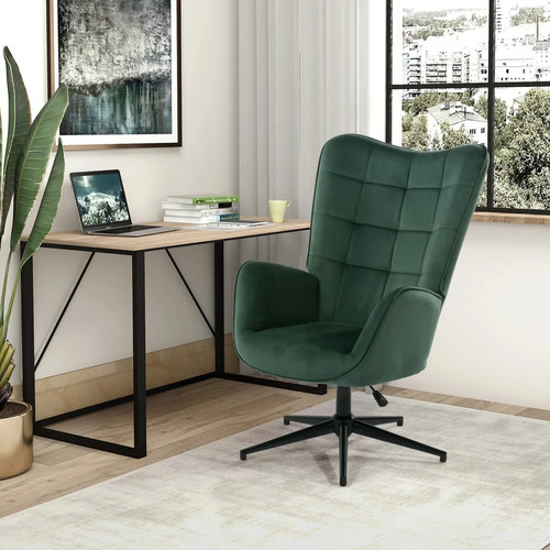 Luxury green velvet wingback - luxury,