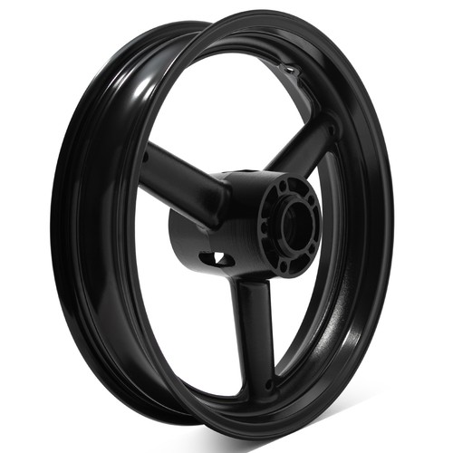 Gloss black front wheel - gloss,