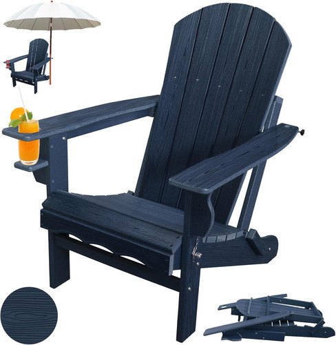 Dark blue folding - dark, adirondack