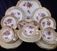 Hammersley  ~Dresden Spray ~ Gilded Tea set