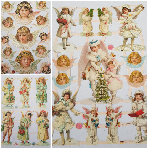 Victorian style angel paper - angel,