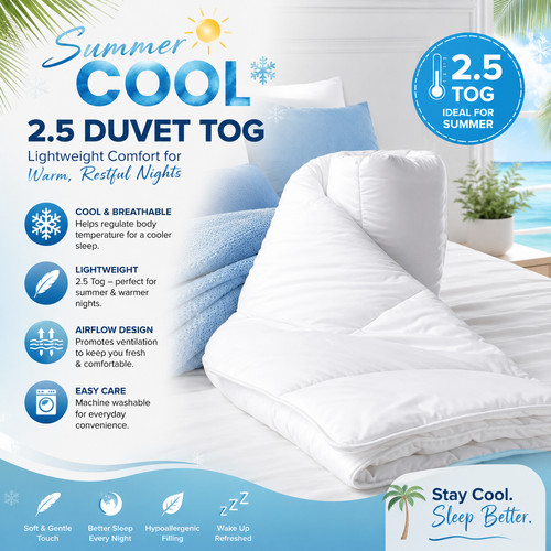 Summer cool tog duvet - summer, 2.5