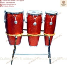 Fibre Congo With Stand Drum