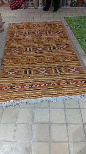 Tunisian kilim rug - tunisian,