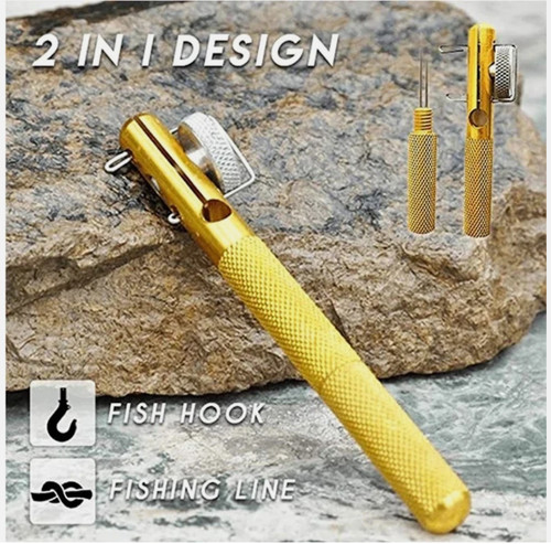 Gold hook tying tyer - gold,