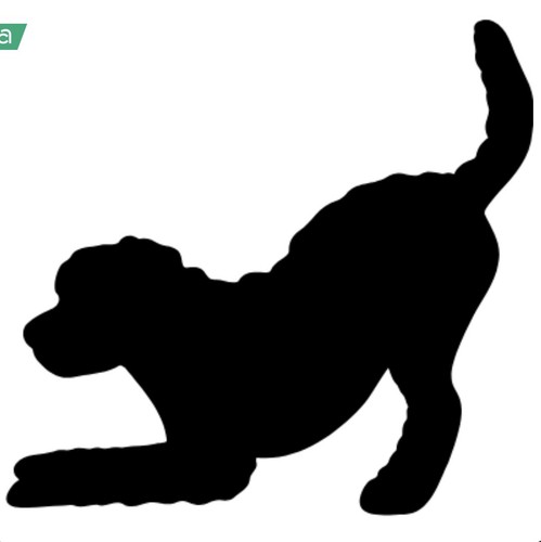 Labradoodle dog vinyl - labradoodle,