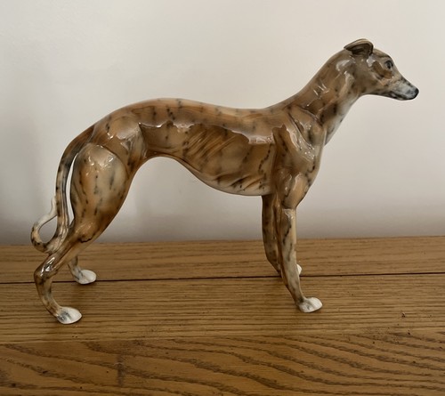 Standing greyhound ornament - standing,