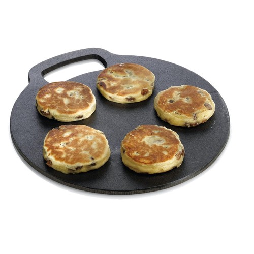 Cast iron baking stone round - baking,