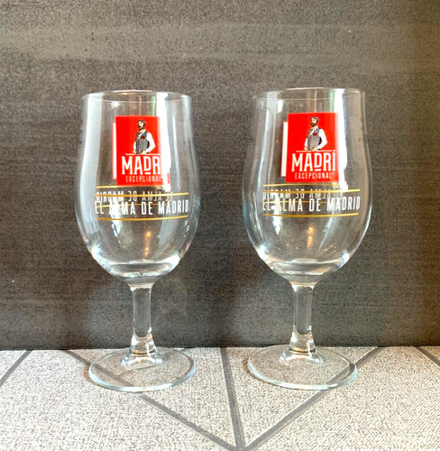 Madri half pint glasses - half,