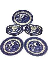 Old Willow Pattern Serving