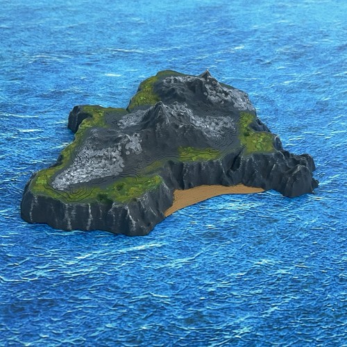 Guano island terrain - island, for