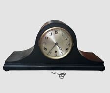 Imposing Ebonised c1930’s “Anvil” Westminster Chiming Clock - Working