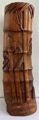 Large vintage chinese bamboo - chinese,