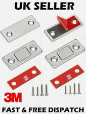 4 x Ultra Thin Strong Magnets Door Cabinet Cupboard Magnetic Catch Latch Slim