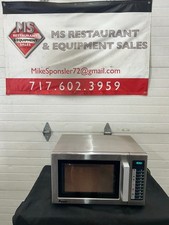 Amana RCS10TS 1000w Commercial Microwave w/ Touch Pad, 120v Refurbished