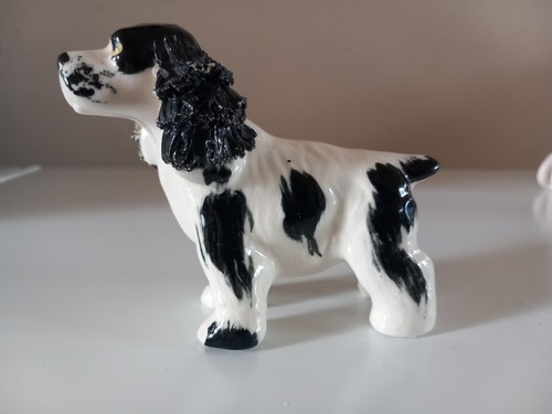 Vintage ceramic cocker spaniel - vintage,