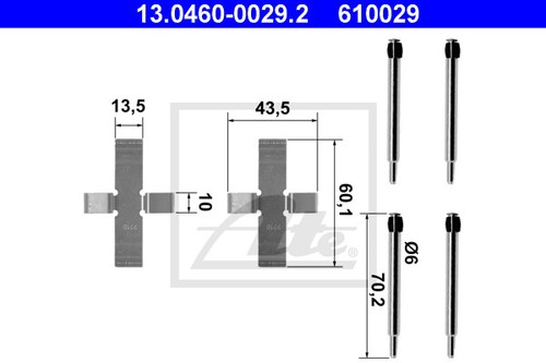 New accessory kit disc - kit,, brake