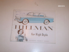 Hillman Minx Dealership Sales