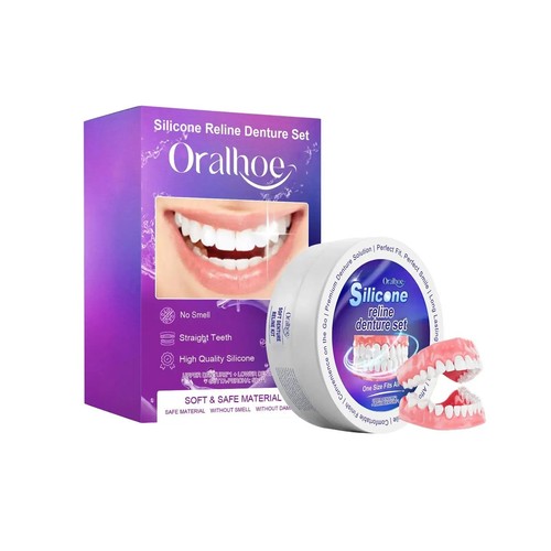 Silicone denture set - set, for