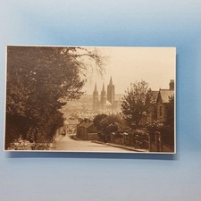 Truro Postcard 1915 Real Photo Cornwall Road To The Cathedral By Judges